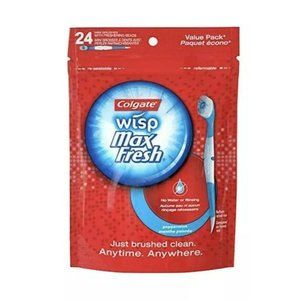 Colgate Max Fresh Wisp Disposable Mini Toothbrush,